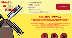Desktop Screenshot of moulinderianwelz.be
